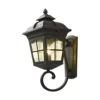 JORAsa Victoria Exterior Wall Lantern Lamp Black Metal Outdoor Fixtures Waterproof Wall Mounted Porch Lights Edison Industrial E27 Outside House Sconce Lighting for Garage Doorway Garden steampunk buy now online