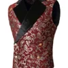 VATPAVE Mens Victorian Double Breasted Vest Gothic Steampunk Waistcoat Large SV18 WineRed steampunk buy now online