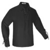 LVCBL Men's Renaissance Steampunk Victorian Long Sleeve Jabot Collar Medieval Pirate Shirt Tops Black M steampunk buy now online