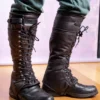 Spats in gothic and Victorian style to wear over the shoes , practical very real look. by AparatosHandmade steampunk buy now online Spats in gothic and Victorian style to wear over the shoes , practical very real look. by AparatosHandmade steampunk buy now online