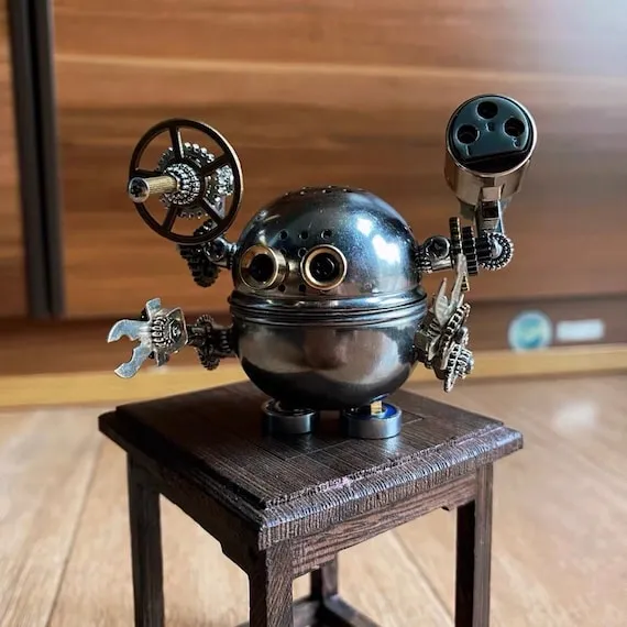 Steampunk Mechanical DIY Minion Model Ornaments Handmade Creative Small Crafts Ornaments,steampunk ornament,gift for child,brithday gift by JoshuaJBodgers steampunk buy now online