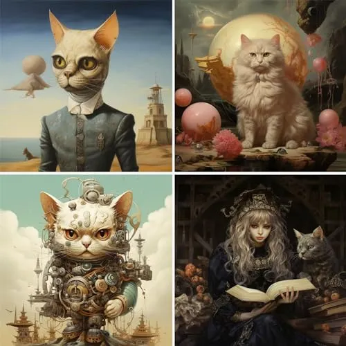 Peepezo 5D Diamond Painting Kit for Adults and Kids, DIY Diamond Crystal Art Steampunk Scholar Full Drill Rhinestone Embroidery and Cross Stitch, Craftwork for Home Living Room Wall Decor 100x100cm steampunk buy now online