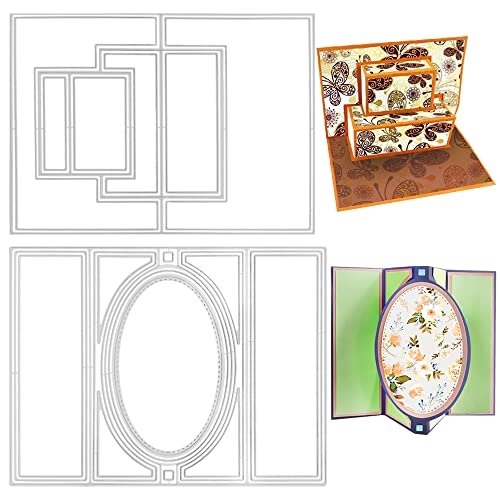 2Pcs 3D Cutting Dies for Card Making, AIFUDA Pop-Up Metal Cutting Dies Rectangular Shaped Box Dies Cut for DIY Photo Album Paper Scrapbook Crafting Decoration steampunk buy now online