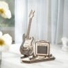 ROKR 3D Wooden Puzzles Guitar Craft Model Kits for Adults to Build Musical Instruments Birthday Gift for Family and Friends 140 Pieces, Guitar steampunk buy now online