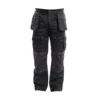 Apache Workwear Men's Site Trousers | APKHT Polycotton Holster Trouser | Black 34W x 33L | Cordura Side Cargo Pocket | Low Rise Comfort Waist | Reinforced Hem Knee Pad and Phone Pocket steampunk buy now online