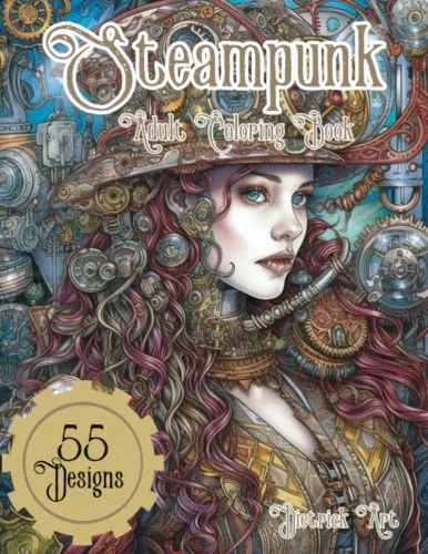 Steampunk Adult Coloring Book: A Relaxing Coloring Journey Through an Intricate Victorian Alternate History steampunk buy now online