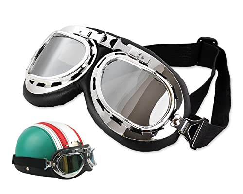Cosplay Goggles Steampunk Motorcycle Goggles for Costume Retro Pilot Style Goggles steampunk buy now online