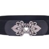 Syuer Womens Vintage Wide Elastic Stretch Waist Belt Retro Cinch Belt (XL-XXL (88-114cm), Black) steampunk buy now online