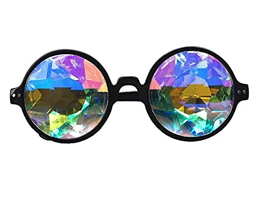 ZAIQUN Kaleidoscope Glasses Rainbow Sunglasses Women Men Rave Party Festival Glasses Kaleidoscope Goggles steampunk buy now online