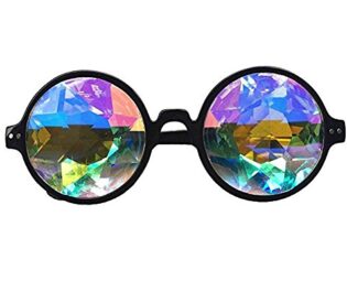 ZAIQUN Kaleidoscope Glasses Rainbow Sunglasses Women Men Rave Party Festival Glasses Kaleidoscope Goggles steampunk buy now online