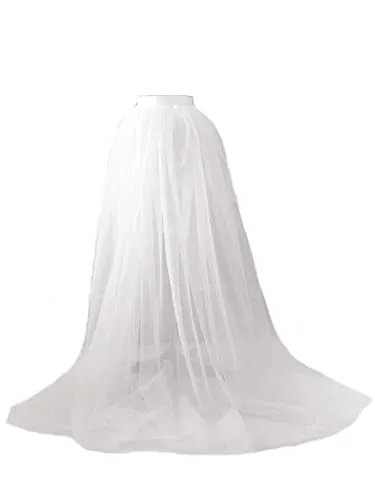 Yoisdtxc Women Tulle Tutu Long Skirts Bandage Mesh Maxi Dress Overskirtfloor-Length Dress High-Waist Half-Dress A-Line Puff Mesh Maxi (A-White, One Size) steampunk buy now online