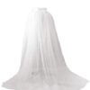 Yoisdtxc Women Tulle Tutu Long Skirts Bandage Mesh Maxi Dress Overskirtfloor-Length Dress High-Waist Half-Dress A-Line Puff Mesh Maxi (A-White, One Size) steampunk buy now online