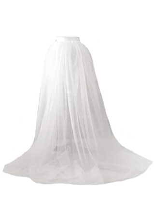 Yoisdtxc Women Tulle Tutu Long Skirts Bandage Mesh Maxi Dress Overskirtfloor-Length Dress High-Waist Half-Dress A-Line Puff Mesh Maxi (A-White, One Size) steampunk buy now online