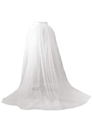 Yoisdtxc Women Tulle Tutu Long Skirts Bandage Mesh Maxi Dress Overskirtfloor-Length Dress High-Waist Half-Dress A-Line Puff Mesh Maxi (A-White, One Size) steampunk buy now online