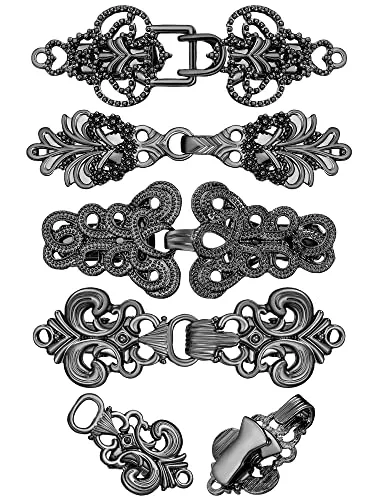 4 Pieces Vintage Cardigan Sweater Clips Collar Shawl Pin Retro Swirl Clasps for Clothing Metal Cape Cloak Dress Sweater Brooch for Women Girl Shirt steampunk buy now online