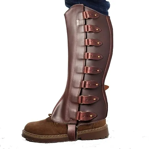 Boots, Medieval Leggings, Fashionable Renaissance Knights, Pirate Boots, Pirate Boots, Clothing Accessories, Shoe Covers.(Brown） steampunk buy now online