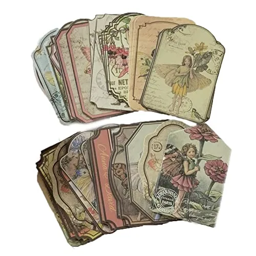 Vintage Fairy Tale Flower Sticker 60pcs/Box Self Adhesive Craft Sticker Decorative Sticker for Scrapbooking Album steampunk buy now online