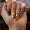 TO CHOOSE Bronze Silver Gold Copper Ornament Finger Jewelry Claw Nail Jewelry ~5x Unguis~ by ArsInsomnia steampunk buy now online