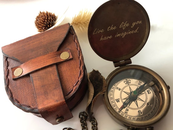 Engraved Compass, Christmas Present, Father’s day gift, Mother’s day gift, Gift for dad, Gift for brother, Baptized gift, Graduation Gift, by VEMSSTORE steampunk buy now online