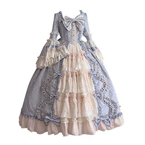 Medieval Clothing Women's Princess Dress Long Evening Dress Carnival Cosplay Party Halloween Costume Women's Victorian Gothic Dress Renaissance Maxi Dresses Cocktail Dresses Ball Dress Pleated Skirt, steampunk buy now online