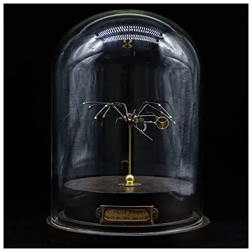Lllunimon Steampunk Nephila Clavata Spider Specimen Mechanical Insect Specimen Collection Display for Science Education steampunk buy now online