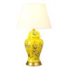 FAZRPIP Modern Contemporary Style Table Lamp Ceramic Yellow Vase Handmade Decor For Living Room Bedroom House Bedside Nightstand Home Office Family steampunk buy now online