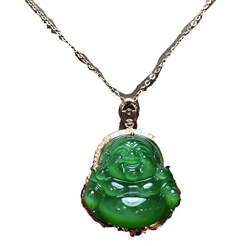 Sudemota pendant Natural Hetian Cat's Eye Jasper Buddha Male Cat's Eye Jasper Buddha Laughing Buddha No Grain No Crack No Black Spot Jade Pendant Jewellery-Making steampunk buy now online