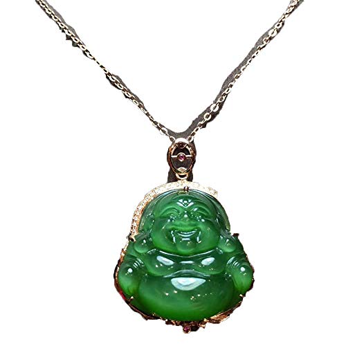 Sudemota pendant Natural Hetian Cat's Eye Jasper Buddha Male Cat's Eye Jasper Buddha Laughing Buddha No Grain No Crack No Black Spot Jade Pendant Jewellery-Making steampunk buy now online