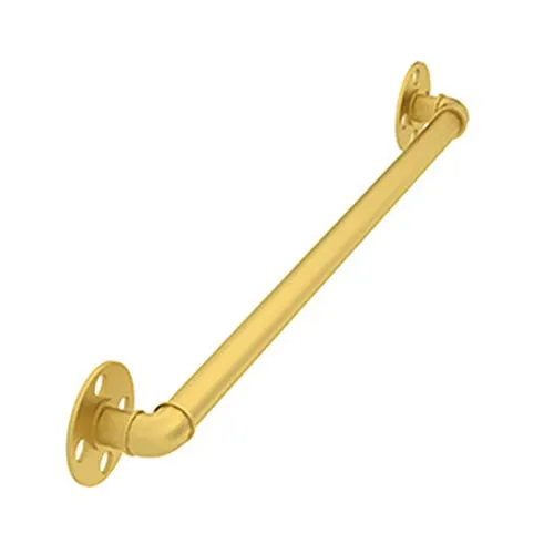 Gold Staircase Handrails Wall Mount Non Slip Grab Bar for Indoor Outdoor Steps 2.5m(8.2ft) Metal Banister Kit steampunk buy now online