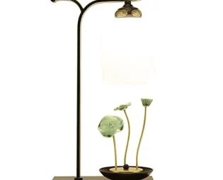 FAZRPIP Chinese Style Bedroom Bedside Lamp Frosted Glass Pendant Light Black Metal Large Table Lamps For Living Room Study Office Night Lamp steampunk buy now online