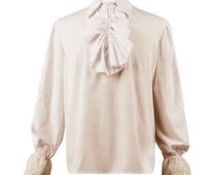 Mens Medieval Ruffle Shirts Victorian Steampunk Gothic Mens Pirate Shirts Halloween Costume Clothing (as8, age, free_size, m, Beige, 2XL) steampunk buy now online