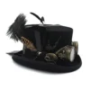 ASDFFG Men Women Steampunk Hat Wool DIY Fedora Steampunk Top Hat For Women Men Hat Millinery Steampunk Goggles (Color : 3, Size : 59cm) steampunk buy now online