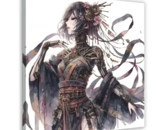 TINGTOEO Steampunk, Beautiful, Lovely Girl 43 Canvas Poster Wall Art Decor Print Picture Paintings for Living Room Bedroom Decoration Frame-style 28x28inch(70x70cm) steampunk buy now online
