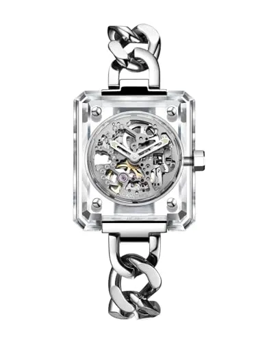 CIGA Design Women's Automatic Watch - R Series Crystal Love, Luxury Transparent K9 Crystal Case Exquisite Timepiece Gifts for Women steampunk buy now online