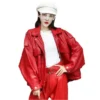 Spring Women's Leather Clothes Women's Leather Sheepskin Jackets Oversized Coats steampunk buy now online