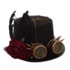 GRACEART Victorian Steampunk Top Hat with Rose (Women), Head circumferences-58CM, Style-13 steampunk buy now online GRACEART Victorian Steampunk Top Hat with Rose (Women), Head circumferences-58CM, Style-13 steampunk buy now online