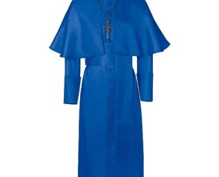Priest Costume Men's Tunic, Clergy, Priest, Fancy Dress Costumes Men's Prister Robe Costume Medieval Robe Halloween Costume for Theme Party, Church Costume, Wizard Costume, Monk's Robe, blue, XXL steampunk buy now online