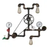 PEHUB Vintage Steampunk Water Pipe Wall Light Industrial Loft 3-Lights Metal Sconce Lighting Cafe Recreation Living Room Decor Wall Lamp E27 Light for Bedside steampunk buy now online PEHUB Vintage Steampunk Water Pipe Wall Light Industrial Loft 3-Lights Metal Sconce Lighting Cafe Recreation Living Room Decor Wall Lamp E27 Light for Bedside steampunk buy now online