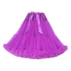 FGUUTYM Multi-layer Vintage Ballet Bubble Firt Adult Ballet Skirt Short Ballet Underskirt Tulle Skirt Women's 80s Retro Tutu Cosplay Fancy Dress Costumes Carnival Women's Costume Tulle Skirt, purple, steampunk buy now online