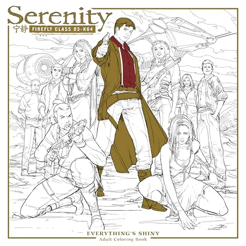 Serenity: Everything's Shiny Adult Coloring Book steampunk buy now online