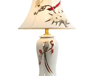 JHBHQKX Table Lamp For Living Room Bedside Nightstand Lamps, Traditional Classic Chinoiserie Ceramic Table Lamp For Bedroom Living Room Office College Bookcase steampunk buy now online