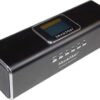 Music Man TXX3547 MA Soundstation Stereo-Loudspeaker with Integrated Rechargeable Battery and LCD Display (MP3 Player, Radio, MicroSD card slot, USB slot) - Black steampunk buy now online