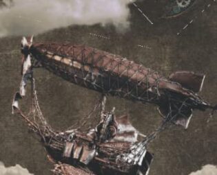 Steampunk Airship Journal (Diary, Notebook) 6 X 9 steampunk buy now online