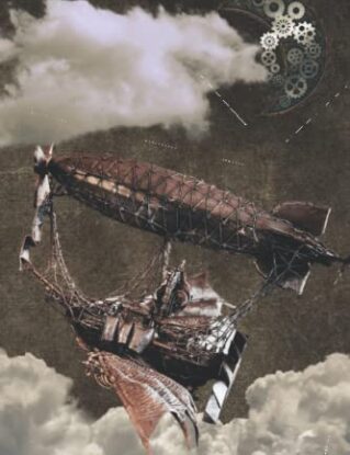 Steampunk Airship Journal (Diary, Notebook) 6 X 9 steampunk buy now online