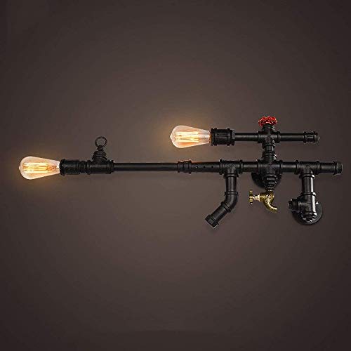 LHTCZZB Retro Machine Era Wrought Iron Metal Gun Wall Lamp Retro Nostalgic Bar Restaurant Island Wall Hanging Lighting Fixtures Imitation Gun Design Wall Lamp Industrial Steampunk Water Pipe Wall Lamp steampunk buy now online