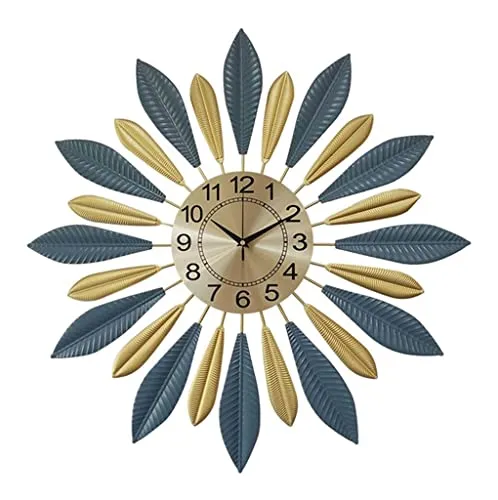 ZAEGO Unique Wall Clock Mid Century Modern Wall Clock Creative Decoration Clock Silent Metal Battery Operated Clock for Home Kitchen Office Creative Wall Clock (Color : OneColor, Size : 58 * 58CM) steampunk buy now online