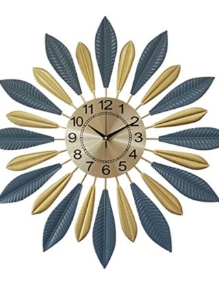 ZAEGO Unique Wall Clock Mid Century Modern Wall Clock Creative Decoration Clock Silent Metal Battery Operated Clock for Home Kitchen Office Creative Wall Clock (Color : OneColor, Size : 58 * 58CM) steampunk buy now online