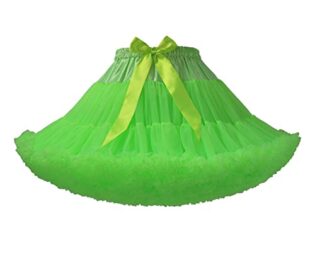 Tutu Party Multilayer Puffy Cosplay Skirt Tutu Skirt 50s Ballet Underskirt Elastic High Waist Ballet Skirt Petticoat Carnival Costume Retro Tutu Cosplay Tulle Skirt Women's 50s Carnival, Green, One steampunk buy now online