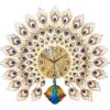 JFNHUTL Wall Clock N/A European-style Clock Wall Clock Living Room Home Fashion Creative Peacock Wall Clock Hanging Wall steampunk buy now online