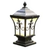 JORAsa Retro Pillar Light Black Lantern Light Post Pathway Pedestal E27 Weatherproof Outdoor Pillar Light Column Lamp Garden Wall Patio Coast,B steampunk buy now online